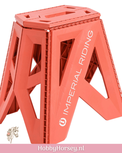Hobbyhorse stal opstapkruk opvouwbaar oranje