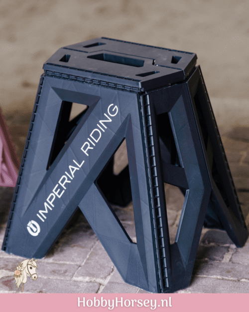 Hobbyhorse stal opstapkruk opvouwbaar zwart