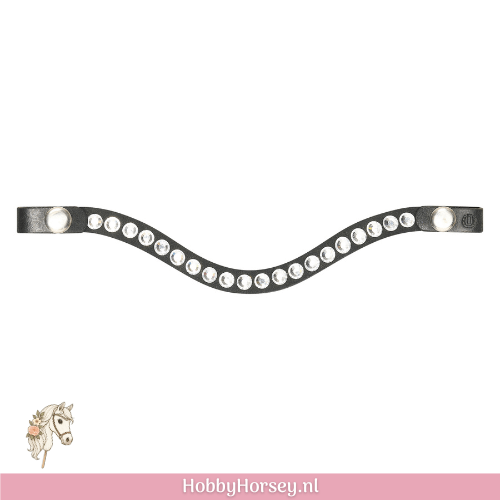 hobbyhorse frontriem verwisselbaar kopen strass glitter wit