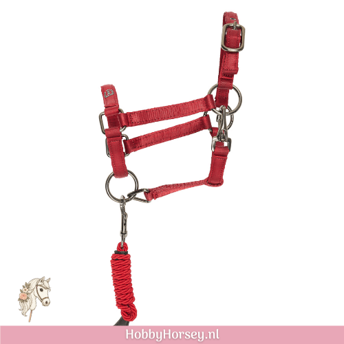 hobbyhorse kopen freestyle halster rood