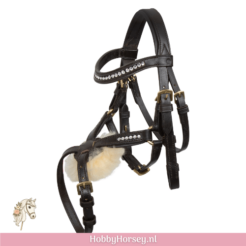 hobbyhorse hoofdstel kopen springen mexicaans bruin bontje