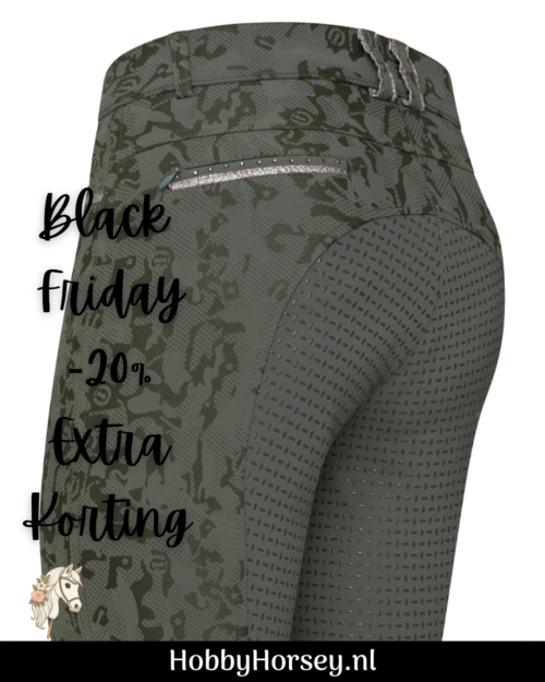 hobbyhorse rijbroek dames army maat 38