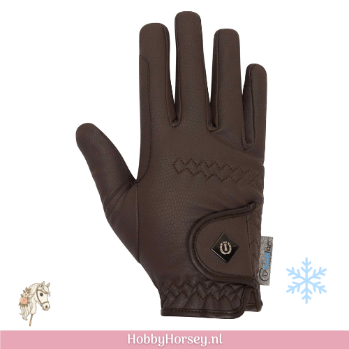 Ruiter Paard rij handschoenen winter bruin imperial riding