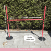 Hobby Horse Hindernis Set Basis – 100 cm | Verstelbaar | In de kleuren Roze en Wit