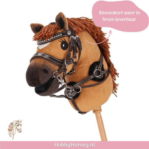 5696-QHP-Hobby-horse-hoofdstel-dolly-bruin-1 5696 QHP Hobby horse hoofdstel dolly bruin 1