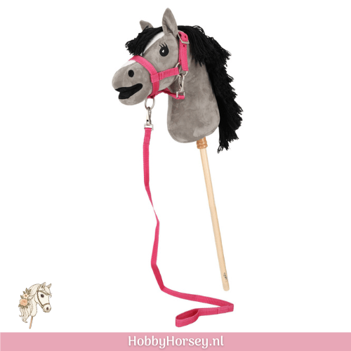Hobby Horse Halster Set QHP fuchsia roze kopen