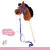 Hobby Horse Halster Set QHP kobalt blauw kopen