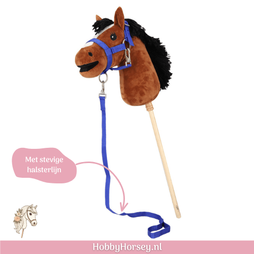 Hobby Horse Halster Set QHP kobalt blauw kopen