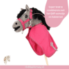 Hobby horse QHP fleece deken fuchsia roze kopen 2