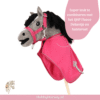 Hobby horse QHP oornetje fuchsia roze (4) Hobby horse QHP oornetje fuchsia roze kopen 4
