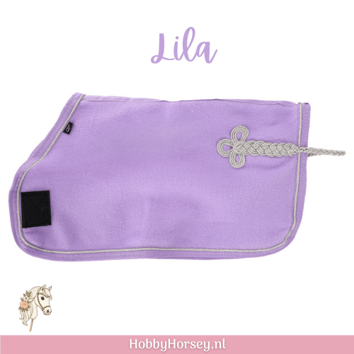 Hobby-horse-winkel-qhp-lila-deken-set Hobby horse winkel qhp lila fleece deken set