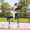 Hobby Horse Hindernis Springset QHP Blauw | Verstelbaar