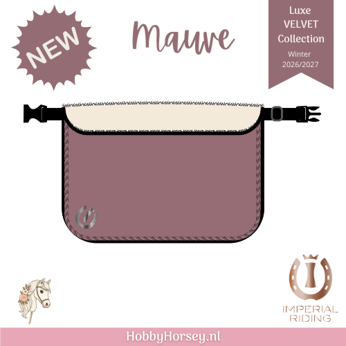 Hobby Horse Deken IRH Velvet Mauve - HobbyHorsey.nl