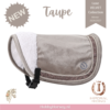 Hobby-horse-winkel-gelderland-deken-taupe-irh Hobby horse deken taupe IRH Velvet - HobbyHorsey.nl
