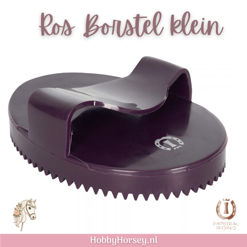 rosborstel paard klein bordeaux